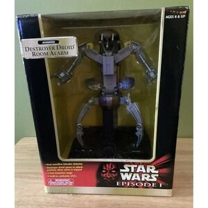 Vintage 1999 Star Wars Episode I Animated Destroyer‎ Droid Room Alarm, NIB